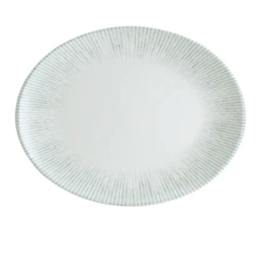 IRIS Porcelain Oval Plate 36x28cm, Elegant Large Serving Platter Tray Dish for Appetizers & Mains, Scratch-Resistant Tableware IRIS Porcelain Oval Plate 36x28cm, Elegant Large Serving Platter Tray Dish for Appetizers & Mains, Scratch-Resistant Tableware