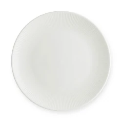 Bonna Iris White Banquet Flat Plate 17cm