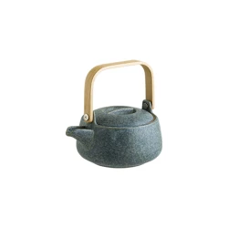 Artizan Porcelain Tea Pot 410ml, Elegant Teapot Pitcher Dish for Tea & Hot Beverages, Scratch-Resistant Everyday Tableware