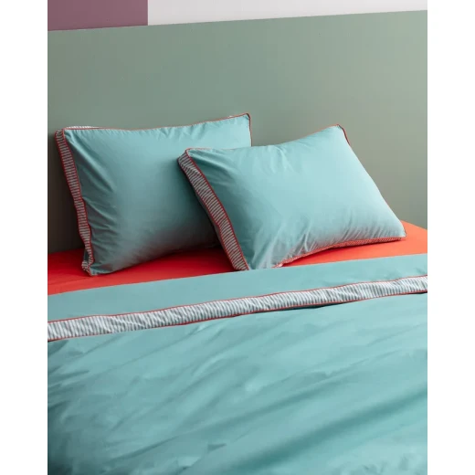 طقم غطاء لحاف ألور مقاس كينغ من مدام كوكو، مع حقيبة حفظ، يتضمن غطاء لحاف 240 × 220 سم و2 غطاء وسادة 50 × 70 سم، مع شرشف 260 × 280 سم، بتصميم أنيق ومريح - مدام كوكو - Image 6