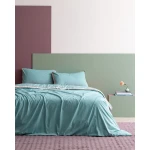 طقم غطاء لحاف ألور مقاس كينغ من مدام كوكو، مع حقيبة حفظ، يتضمن غطاء لحاف 240 × 220 سم و2 غطاء وسادة 50 × 70 سم، مع شرشف 260 × 280 سم، بتصميم أنيق ومريح - مدام كوكو