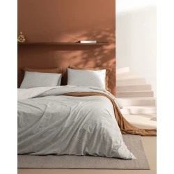 Madame Coco Alida Double Size Duvet Cover Set, Patterned Ranforce Bedding Set, Includes 200 × 220 cm Duvet Cover, 2 Pillowcases 50 × 70 cm and 240 × 260 cm Sheet