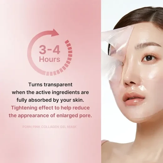 MEDICUBE PDRN Pink Collagen Jelly Gel Mask, Hydrating and Nourishing Face Mask for a Smoother, Brighter-Looking Complexion, 1 Mask per Pack - Medicube - Image 5