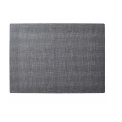 Silicone Placemat 45x33cm Grey, Elegant Heat-Resistant Non-Slip Dining Table Mat Pad Protector, Durable Everyday Hospitalityware