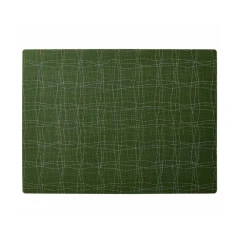 Silicone Placemat 45x33cm Green, Elegant Heat-Resistant Non-Slip Dining Table Mat Pad Protector, Durable Everyday Hospitalityware