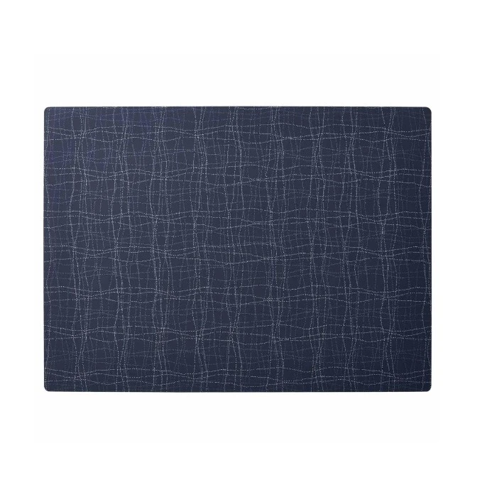 Silicone Placemat 45x33cm Dark Blue, Elegant Heat-Resistant Non-Slip Dining Table Mat Pad, Durable Everyday Hospitalityware - APS