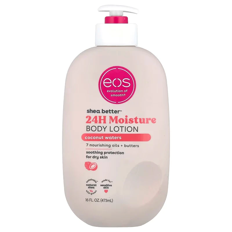 لوشن جسم eos Shea Better Coconut Waters - 16 أونصة