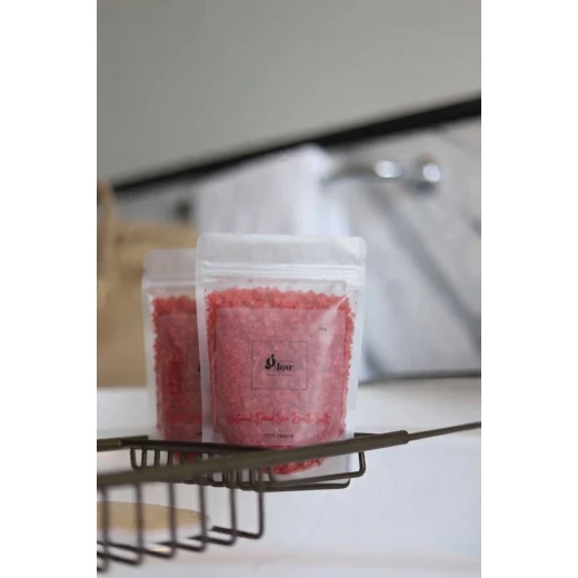 Natural Glow Pure Dead Sea Bath Salts – Mineral-Rich Detox Soaking Salt for Skin Rejuvenation, Muscle Relaxation & Stress Relief 250G