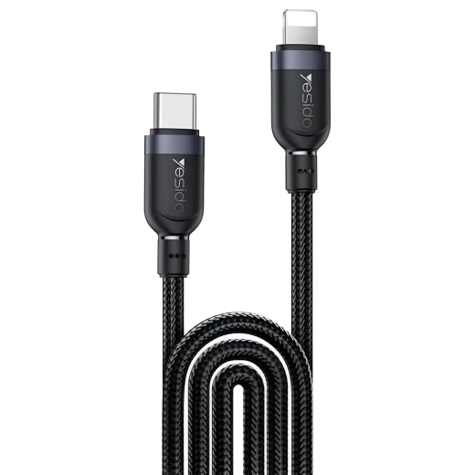 كابل شحن وبيانات يسيدو YESIDO CA193 بطول 3 متر، USB-C إلى Lightning بقدرة 27 واط، كابل شحن سريع PD بتصميم نايلون مضفر، متين للآيفون كابل شحن وبيانات يسيدو YESIDO CA193 بطول 3 متر، USB-C إلى Lightning بقدرة 27 واط، كابل شحن سريع PD بتصميم نايلون مضفر، متين للآيفون