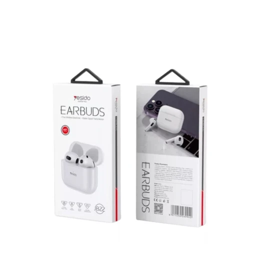 سماعات يسيدو JB22 TWS لاسلكية حقيقية بتقنية Bluetooth 5.3، تصميم Air In-Ear مريح ومدمج، توفر اتصالًا لاسلكيًا مستقرًا وتجربة صوتية واضحة للموسيقى والمكالمات - يسيدو - Image 2