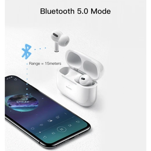 سماعات يسيدو JB23 TWS لاسلكية بتقنية Bluetooth 5.3 مع شحن Lightning، مزودة بشريحة JL6973، إصدار مخفّض باللون الأبيض، بتصميم مريح ومدمج للموسيقى والمكالمات - يسيدو - Image 2