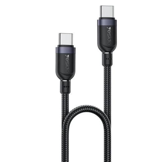 يسيدو كيبل شحن سريع ومزامنة بيانات USB-C إلى USB-C بقوة 60 واط وطول 1.2 متر CA190 يسيدو كيبل شحن سريع ومزامنة بيانات USB-C إلى USB-C بقوة 60 واط وطول 1.2 متر CA190
