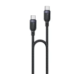 يسيدو CA189 كابل USB-C إلى لايتنينج مضفر 27 واط 1.2 متر أسود - يسيدو