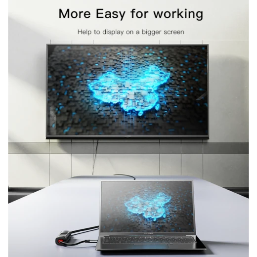 موزع USB-C يسيدو YESIDO HB24 ‏5 في 1، هاب USB متعدد المنافذ مع شحن PD بقدرة 100 واط ودعم OTG، محول USB-C للأجهزة واللابتوب، باللون الرمادي - يسيدو - Image 4