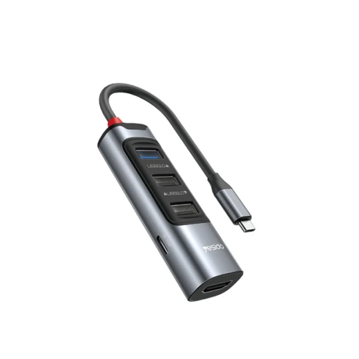 يسيدو HB22 موزع USB-C بخمس وظائف مع 100 واط PD ووظيفة OTG باللون الأسود - يسيدو - Image 6