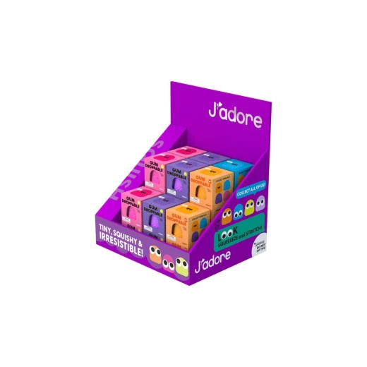J'Adore Gum Droppable Squishy Sensory Stress Relief Toy Colourful Soft Texture - J'adore - Image 2
