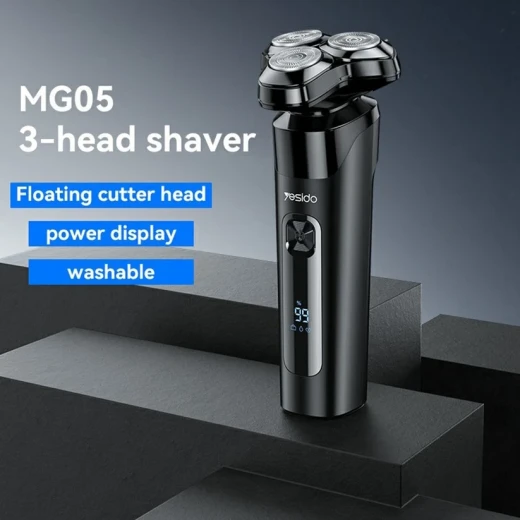 Yesido MG05 Electric Shaver, Black, Portable Men's Razor for Daily Grooming, Stylish and Practical Design for Convenient Personal Care - Yesido - Image 5