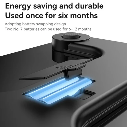 ميزان وزن إلكتروني ذكي Yesido MG10 باللون الأسود، زجاج مقوى، شاشة LED عالية الوضوح، سعة قياس من 5 إلى 150 كجم، أبعاد 28 × 28 × 2.35 سم - يسيدو - Image 5