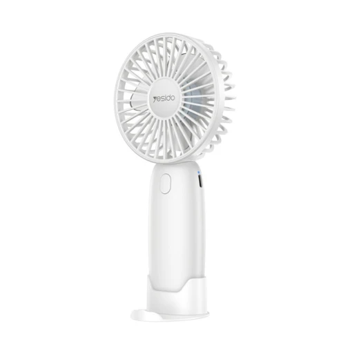 Yesido YF15 3-speed Infinitely Variable 1200mAh Battery Removable Design Small Fan with Phone Holder Black - Yesido - Image 5