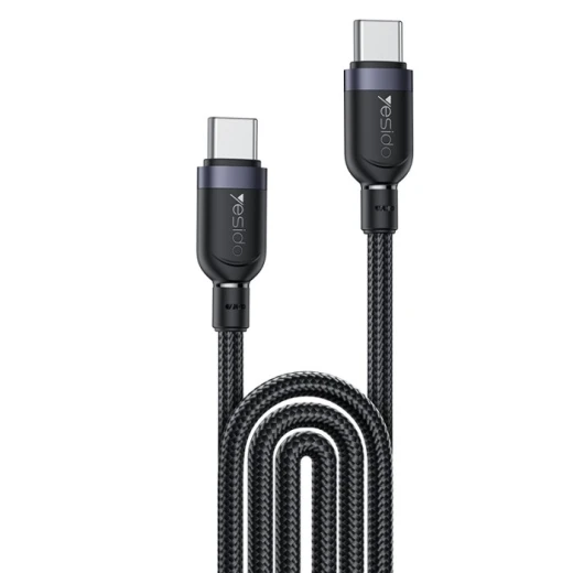 كابل يسيدو CA194 بطول 3 متر، USB-C إلى USB-C، يدعم الشحن السريع بقوة 60 واط ونقل البيانات، مناسب للابتوب والهواتف الذكية والأجهزة المتوافقة كابل يسيدو CA194 بطول 3 متر، USB-C إلى USB-C، يدعم الشحن السريع بقوة 60 واط ونقل البيانات، مناسب للابتوب والهواتف الذكية والأجهزة المتوافقة
