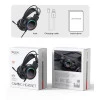 سماعة رأس ألعاب سلكية يسيدو EK05، ميكروفون HD، صوت ستيريو ثلاثي الأبعاد، اتصال USB، إضاءة RGB، تصميم مريح باللون الأسود - يسيدو - Image 3
