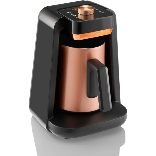Okka Rich Turkish Milk Coffee Machine Spin Pro OK0026, 700W – 1–5 Cups of Coffee or 1–4 Cups of Milk, Classic & Strong Coffee Modes, Stainless Steel Container, Mixer & Anti-Spill System - arzum okka - Image 8