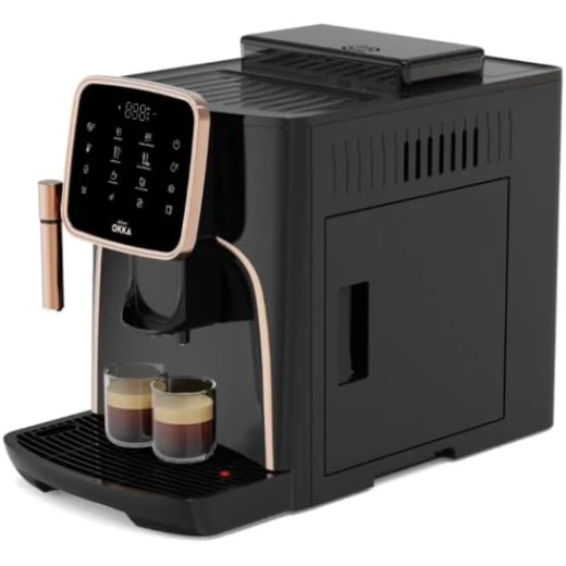 Arzum Okka OK0030-R Fully Automatic Espresso Machine 1450W – 1.8L Capacity, Black & Copper, Easy Espresso Coffee Preparation - arzum okka - Image 3