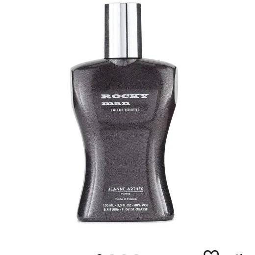 Jeanne Arthes Rocky Man White Eau de Toilette for Men, Fresh & Elegant Long-Lasting Fragrance Spray, 100ml Jeanne Arthes Rocky Man White Eau de Toilette for Men, Fresh & Elegant Long-Lasting Fragrance Spray, 100ml
