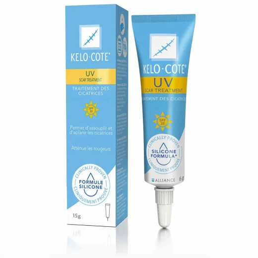 جل كيلو كوت UV للحماية من الشمس SPF30 لندبات الجروح والحروق 15 جم - العلاج المتطور بالسليكون لتحسين مظهر الندبات وحمايتها جل كيلو كوت UV للحماية من الشمس SPF30 لندبات الجروح والحروق 15 جم - العلاج المتطور بالسليكون لتحسين مظهر الندبات وحمايتها