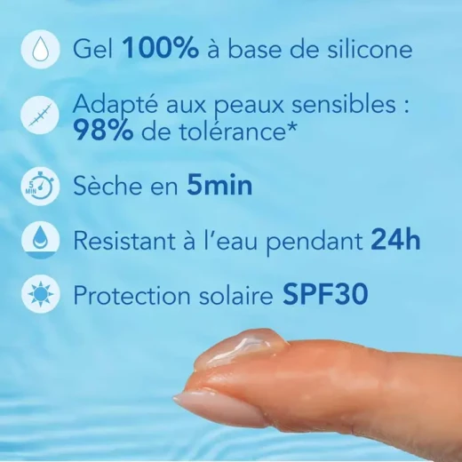 جل كيلو كوت UV للحماية من الشمس SPF30 لندبات الجروح والحروق 15 جم - العلاج المتطور بالسليكون لتحسين مظهر الندبات وحمايتها - Kelo-Cote - Image 2