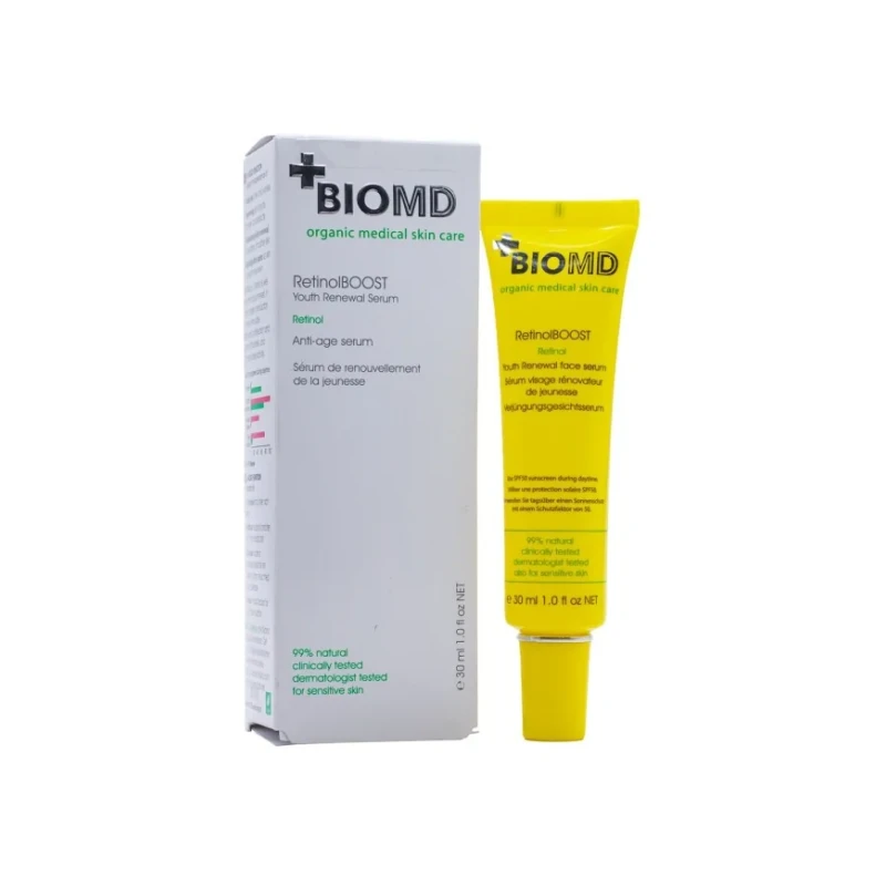 BioMd RetinolBoost Serum 30ml - Advanced Anti-Aging & Skin Renewal Serum for Wrinkle Reduction, Collagen Support & Radiance - BioMd