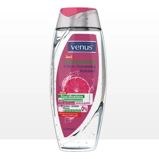 VENUS 2in1 Shampoo & Conditioner with Grapefruit Extract 270ml VENUS 2in1 Shampoo & Conditioner with Grapefruit Extract 270ml