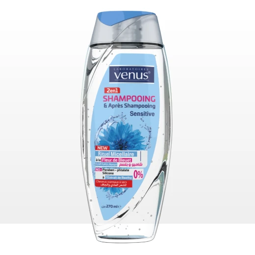 VENUS 2 in 1 Shampoo and Conditioner Cornflower 270 ML VENUS 2 in 1 Shampoo and Conditioner Cornflower 270 ML