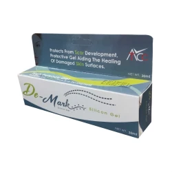 De-Mark Silicon Gel 30ml High Potency Scar Treatment & Protective Formula Aids Healing of Damaged Skin Surfaces Smooths & Protects Skin Texture