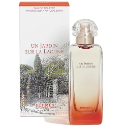 عطر هيرمس أون جاردان سور لا لاغون أو دي تواليت 100 مل برائحة زهرية وخشبية ساحرة تجمع بين الماغنوليا والزنبق لإحساس فريد بالانتعاش