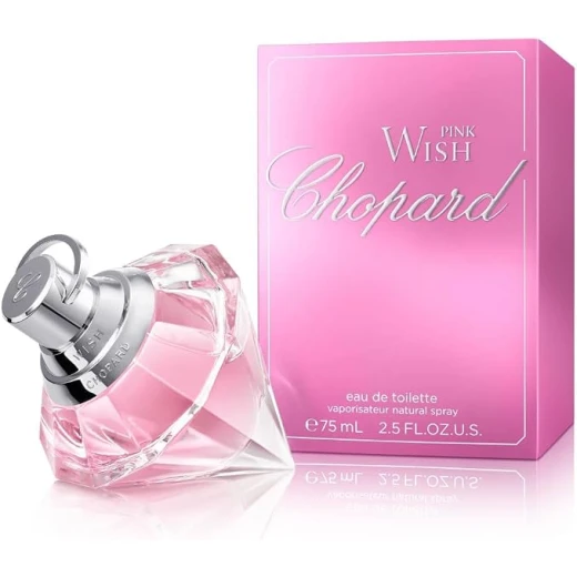 عطر شوبارد ويش بينك للنساء أو دي تواليت 75 مل برائحة الزهور والفواكه الناعمة لإطلالة أنثوية رقيقة تدوم طويلا عطر شوبارد ويش بينك للنساء أو دي تواليت 75 مل برائحة الزهور والفواكه الناعمة لإطلالة أنثوية رقيقة تدوم طويلا