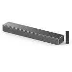 ساوند بار Accetel 80 واط للمسرح المنزلي والتلفزيون – مكبر صوت TV Soundbar باللون الرمادي Grigio، نظام صوتي منزلي للترفيه والأفلام والموسيقى - أكسيتل
