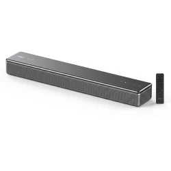 ساوند بار Accetel 80 واط للمسرح المنزلي والتلفزيون – مكبر صوت TV Soundbar باللون الرمادي Grigio، نظام صوتي منزلي للترفيه والأفلام والموسيقى