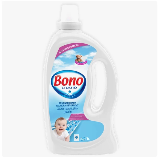 Bono advanced liquid laundry detergent for children's clothes, 1 liter - Bono