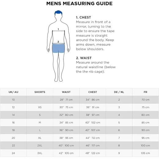 Zoggs Men's Jersey Swimming Shorts - 100% Polyester Trunks with Elastic Drawstring in Blue, Size S - Zoggs - Image 3