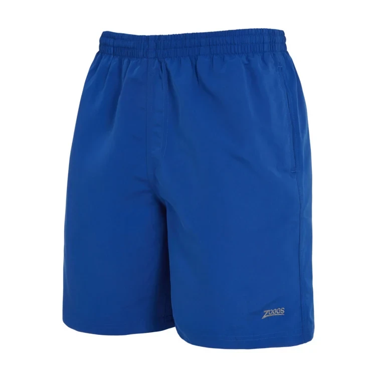 Benreith Royal Men's 17-inch Swim Trunks Speed Blue EcoDura Sustainable Mid-Thigh Chlorine Resistant UPF 50+Size: S     Drawstring Mesh Liner - Benreith