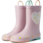 Western Chief Unisex-Child Sparkle Heart Waterproof Rain Boot in Lilac, Size 10 Toddler - Western Chief
