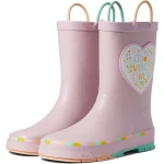 Western Chief Unisex-Child Sparkle Heart Waterproof Rain Boot in Lilac, Size 21 EU - Western Chief