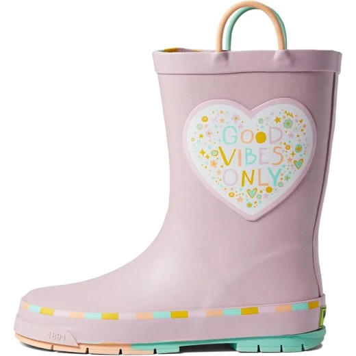 Western Chief Unisex-Child Sparkle Heart Waterproof Rain Boot in Lilac, Size 21 EU - Western Chief - Image 3