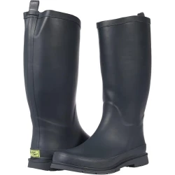 Western Chief Women's Modern Tall Waterproof Rain Boot in Black, Size 6