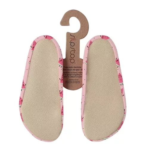 Slipstop Berryfull Kids Water Shoes Pink Watermelon Size 24-26 – Lightweight non-slip footwear protecting feet Ideal for pool beach and play - Slipstop - Image 2