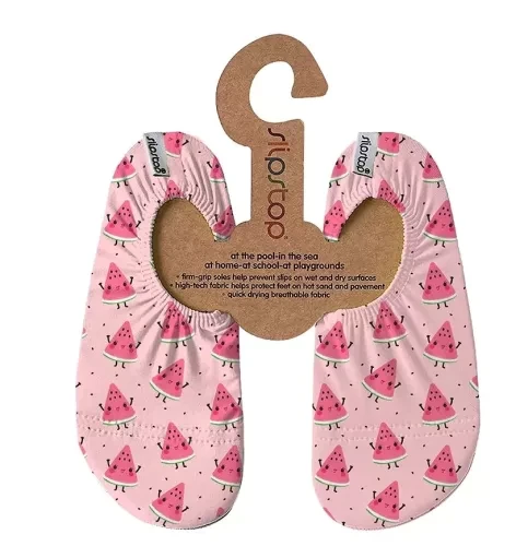 Slipstop Berryfull Kids Water Shoes Pink Watermelon Size 24-26 – Lightweight non-slip footwear protecting feet Ideal for pool beach and play Slipstop Berryfull Kids Water Shoes Pink Watermelon Size 24-26 – Lightweight non-slip footwear protecting feet Ideal for pool beach and play