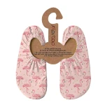 Slipstop Pink Flamingo Water Shoes Size 21-23 – Lightweight non-slip footwear protecting feet ideal for pool beach indoor play and hot sand safety - Slipstop
