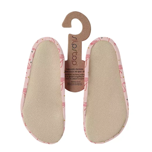 Slipstop Pink Flamingo Water Shoes Size 21-23 – Lightweight non-slip footwear protecting feet ideal for pool beach indoor play and hot sand safety - Slipstop - Image 2