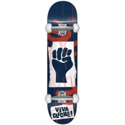Viva Cliche Complete Skateboard Blue Red 7.75 x 31.19 Inch – Pre-assembled maple wood deck ready to ride right out of the box for all skaters